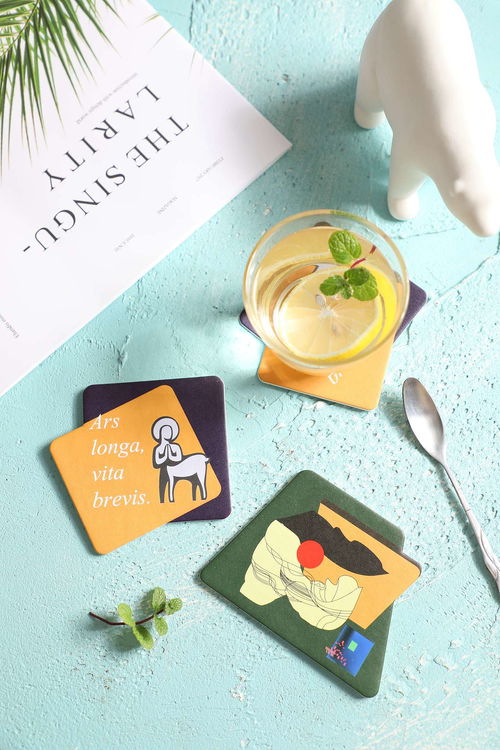 艺术与实用的完美交融 贺冰凇原创产品Art Coaster文艺杯垫